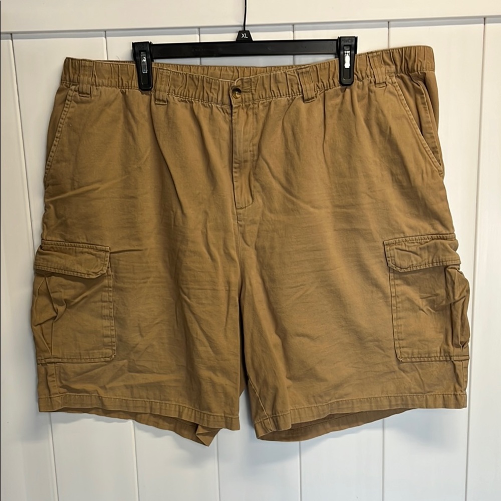 KingSize Men's Tan Cargo Shorts 3X tall